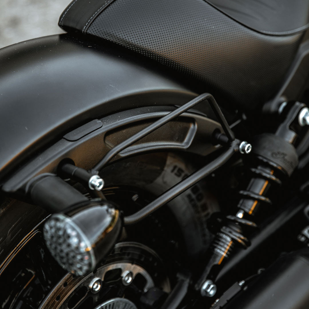 Support valise latérale Indian bobber.