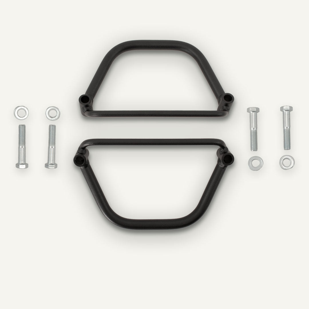 Support sacoches latérales Harley softail.