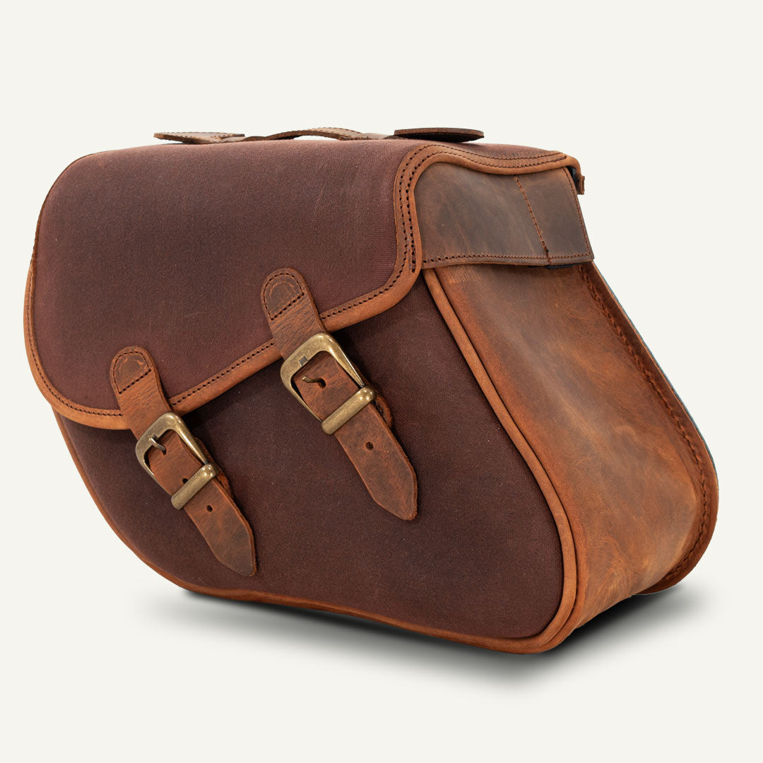 Sacoche marron Indian rogue bobber chief.