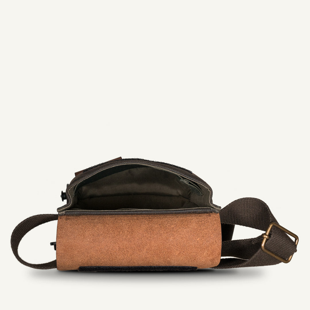 Intérieur du sac de jambe moto Holster par Longride.