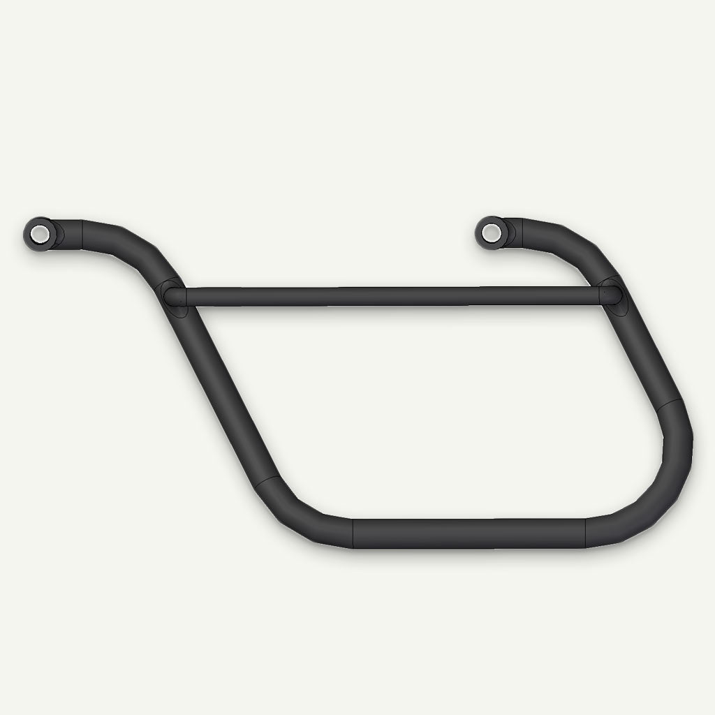 Support sacoche scrambler 1200 noir.