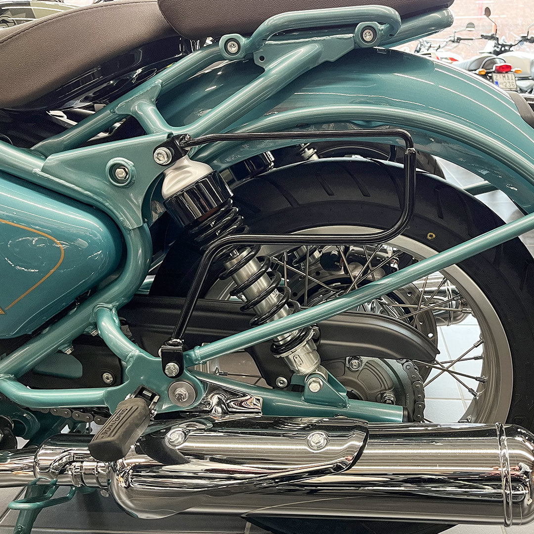 Support metal pour sacoche latérale Royal Enfield classic 650.