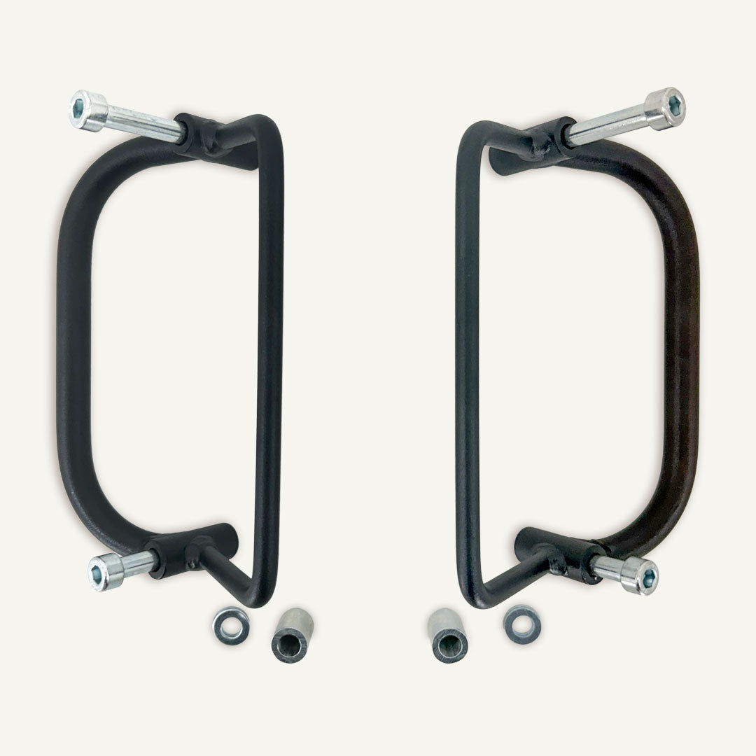 Support de sacoche latérale noir pour moto BMW R12.